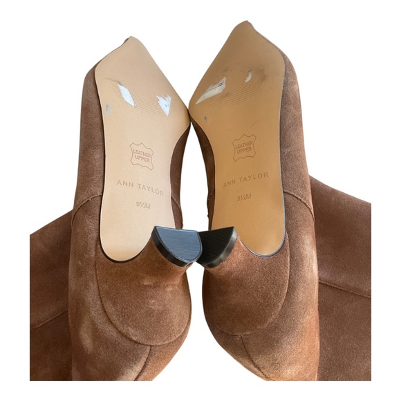 Ann Taylor Suede Ankle Boots NEW - Picture 10 of 10